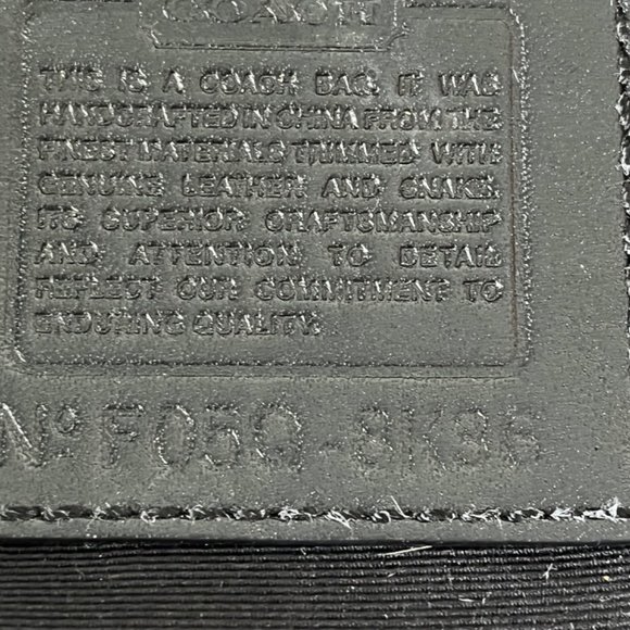 Vintage Y2K Small Coach Black Jacquard Signature Lurex Hobo Bag Python Strap - Picture 2 of 13